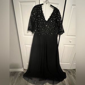 Full length gown with sequins